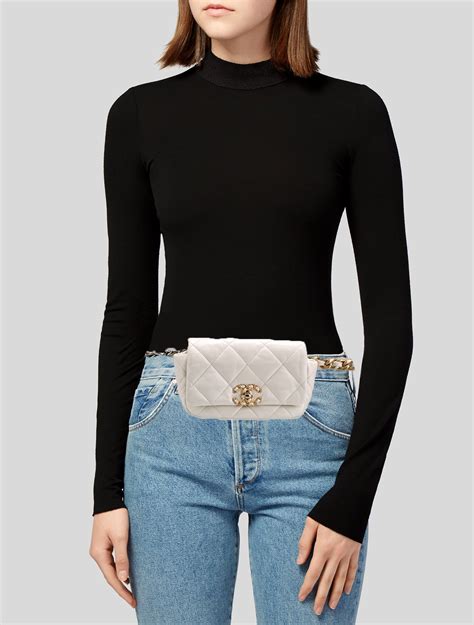 chanel 19 waist bag price|cost of chanel bags.